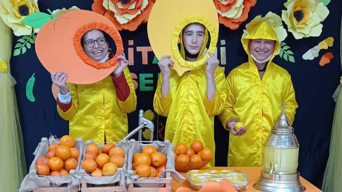 Okulumuz Rehberlik Servisi İşbirliği İle Hazırlanan C Vitamini Şenliği Renkli ve Eğlenceli Bir Şekilde Yapıldı.